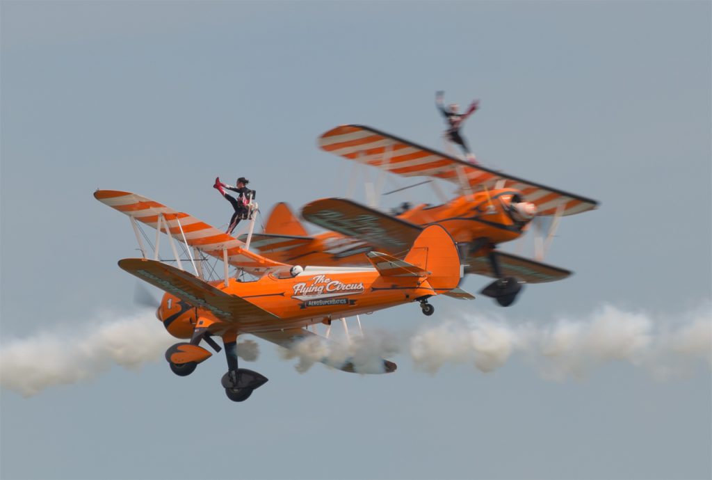 Eastbourne airshow 2018 - AeroSuperbatics Wingwalkers