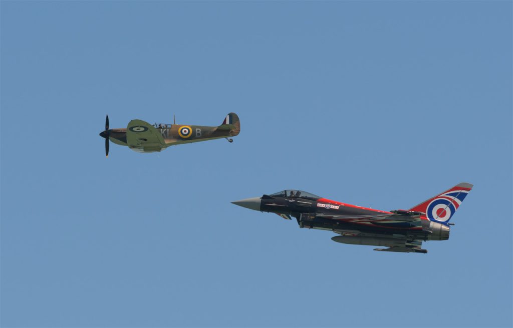 Typhoon and Spitfire