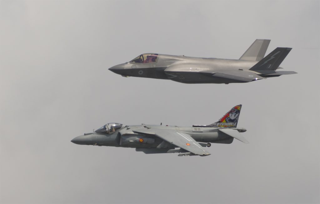Harrier and F-35